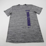 TCU Horned Frogs Nike Nike Tee Short Sleeve Shirt Men's Gray/Heather New-TOPS-139987