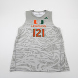 Miami Hurricanes adidas Sleeveless Shirt Men's Dark Gray New-TOPS-140174