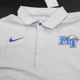 Middle Tennessee Blue Raiders Nike Polo Men's Light Gray New 2XL-TOPS-140237