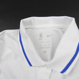 Philadelphia 76ers Nike NBA Authentics Dri-Fit Polo Women's White New-TOPS-139754