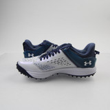 Under Armour Yard Turf Cleat Men's White/Navy New without Box-CLEA-012653