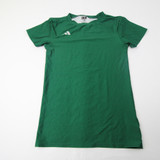 adidas Short Sleeve Shirt Women's Green Used-TOPS-140864