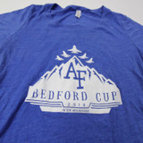 Air Force Falcons Canvas Short Sleeve Shirt Women's Blue New M-TOPS-141007