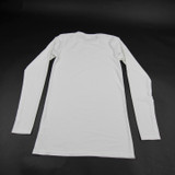 adidas Long Sleeve Shirt Men's White Used L-TOPS-140842