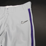 Kansas State Wildcats Nike Baseball Pants Men's Gray Used-PNTS-029270