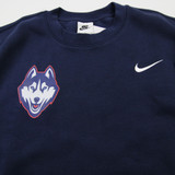 UConn Huskies Nike Sweatshirt Men's Navy New S-TOPS-141762