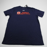 Auburn Tigers Under Armour Short Sleeve Shirt Men's Navy New XL-TOPS-142396