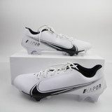 Nike Vapor Football Cleat Men's White/Black New without Box-CLEA-012801