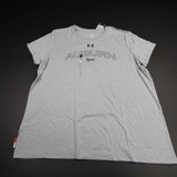 Auburn Tigers Under Armour Short Sleeve Shirt Women's Gray New-TOPS-142352