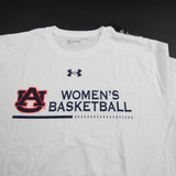 Auburn Tigers Under Armour Short Sleeve Shirt Men's White New L-TOPS-142367