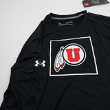 Utah Utes Under Armour HeatGear Long Sleeve Shirt Men's Black New XS-TOPS-142594