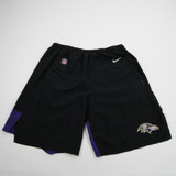 Baltimore Ravens Nike NFL On Field Practice Shorts Men's Black/Purple Used XL-SHOR-030951