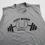 Miami Hurricanes adidas Sleeveless Shirt Men's Gray Used-TOPS-142450