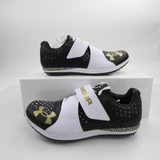 Under Armour HOVR Track Cleat Men's Black/White New without Box-CLEA-012853