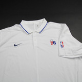 Philadelphia 76ers Nike NBA Authentics Polo Men's White New-TOPS-142790