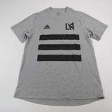 Los Angeles FC adidas Creator Short Sleeve Shirt Men's Gray New S-TOPS-143735