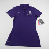 Kansas State Wildcats Nike Dri-Fit Polo Women's Purple New with Tags XS TOPS-143744