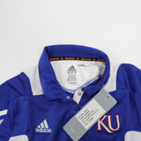 Kansas Jayhawks adidas Climalite Polo Women's Blue New with Tags XS TOPS-143759