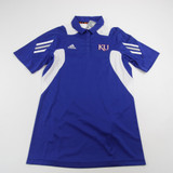 Kansas Jayhawks adidas Climalite Polo Women's Blue New with Tags XS TOPS-143759