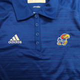 Kansas Jayhawks adidas Climalite Polo Women's Blue Used S TOPS-143761