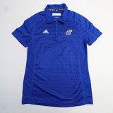 Kansas Jayhawks adidas Climalite Polo Women's Blue Used S TOPS-143761
