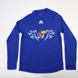 Kansas Jayhawks adidas Long Sleeve Shirt Men's New without Tags S TOPS-143762