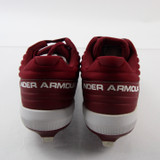 Under Armour Baseball Cleat Men's White New without Box Multiple Sizes CLEA-013130