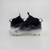 Under Armour Spotlight Football Cleat Men's Black/White Used 12.5-CLEA-013215