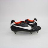 Nike Tiempo Soccer Cleat Men's Black/Orange Used 6.5-CLEA-013233