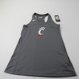 Cincinnati Bearcats Under Armour HeatGear Sleeveless Shirt Women's Gray New-TOPS-144034