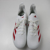 adidas adizero Football Cleat Men's White/Red New without Box 13-CLEA-013177