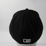 Pittsburgh Pirates New Era 59fifty Fitted Hat Unisex Black Used 7-3/8-HATS-013327