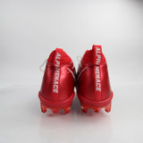 Nike Alpha Menace Football Cleat Men's White/Red Used-CLEA-013338
