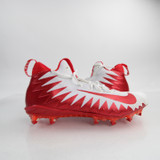 Nike Alpha Menace Football Cleat Men's White/Red Used-CLEA-013338