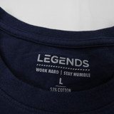 Washington Wizards Legends Long Sleeve Shirt Men's Navy New L-TOPS-144121