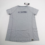 California Golden Bears Under Armour HeatGear Short Sleeve Shirt Women's New Gray S-TOPS-144342
