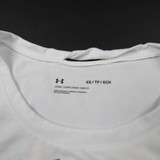 California Golden Bears Under Armour Short Sleeve Shirt Women's White Used XS TOPS-143707