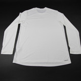 adidas Long Sleeve Shirt Men's White Used-TOPS-143772