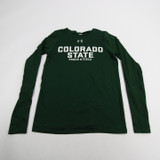 CSU Rams Under Armour Long Sleeve Shirt Women's Dark Green Used Multiple Sizes TOPS-144517