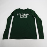 CSU Rams Under Armour Long Sleeve Shirt Women's Dark Green Used Multiple Sizes TOPS-144517