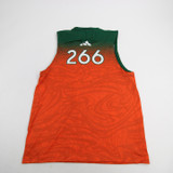 Miami Hurricanes adidas Sleeveless Shirt Men's Green/Orange New-TOPS-144525