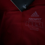adidas Techfit Compression Pants Men's Red New with Tags-PNTS-029992