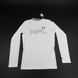Under Armour HeatGear Compression Top Men's White New with Tags Multiple Sizes TOPS-144569
