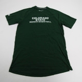 CSU Rams Under Armour Short Sleeve Shirt Men's Green Used M-TOPS-144578