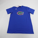 Florida Gators Air Jordan Dri-Fit Short Sleeve Shirt Men's Blue New XS-TOPS-144728
