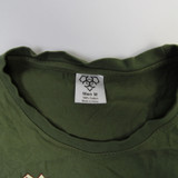 Unbranded Short Sleeve Shirt Men's Olive Used M-TOPS-144792