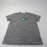 New York Jets Nike NFL On Field Dri-Fit Short Sleeve Shirt Men's Gray Used XXL TOPS-144239