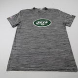 New York Jets Nike NFL On Field Short Sleeve Shirt Men's Gray/Heather Used-TOPS-144652
