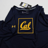 California Golden Bears Under Armour HeatGear Long Sleeve Shirt Women's New Navy-TOPS-144991