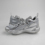 adidas Basketball Shoe Men's Silver Used 7 SHOE-018245